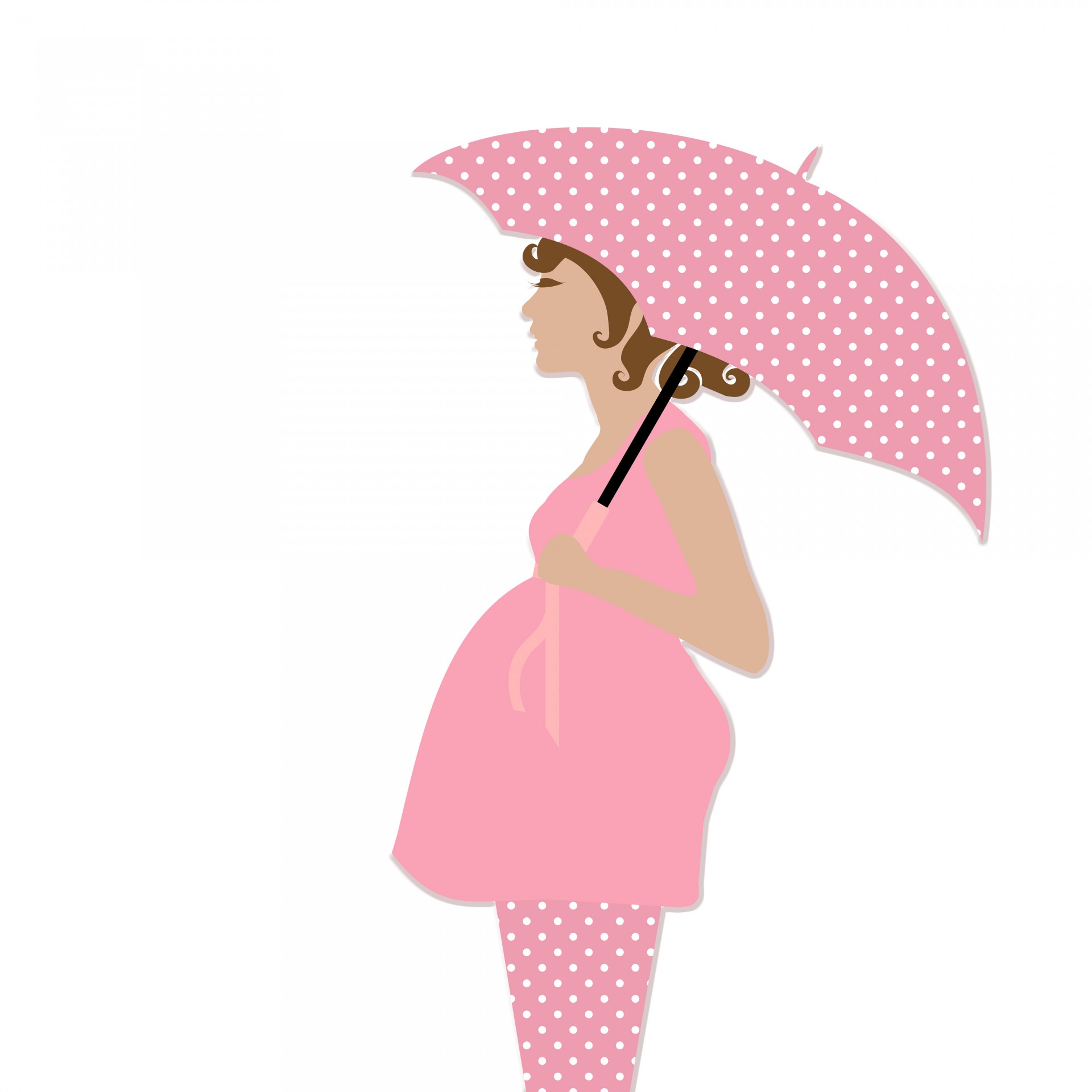 Expecting woman female free. Pregnancy clipart pregnant lady