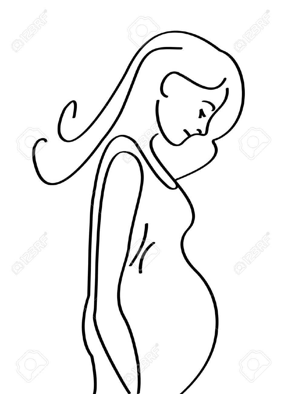 pregnancy clipart pregnant mother