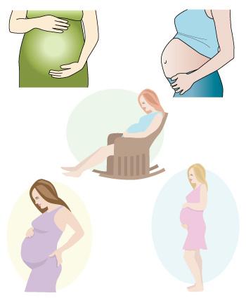 Pregnancy clipart pregnant person. Free clip art of