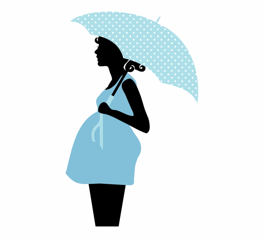 Pregnancy clipart pregnant person. Silhouette drawing cartoon woman