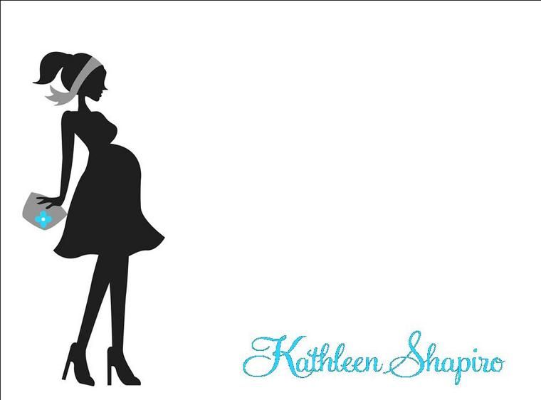 Pregnancy clipart silhouette. Pregnant mom clip art