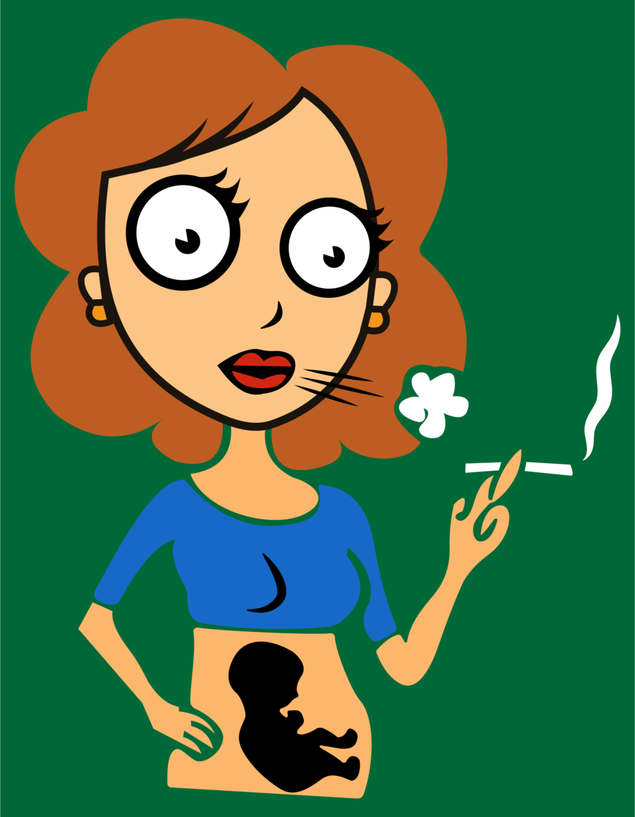 pregnancy clipart smoking