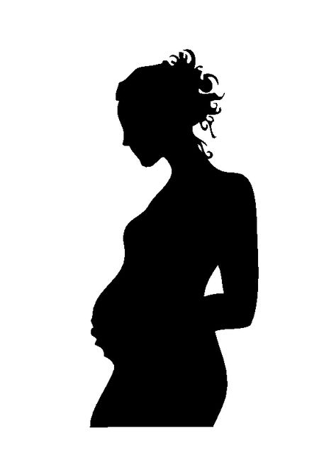 Pregnancy clipart unwanted pregnancy. Pregnant woman silhouette clip