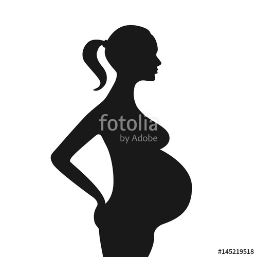 pregnancy clipart vector