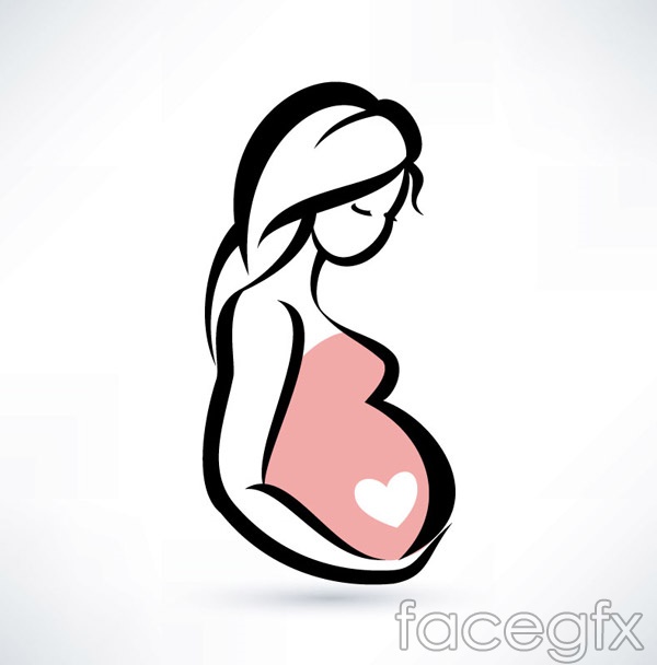 Free cartoon images of. Pregnancy clipart women's health
