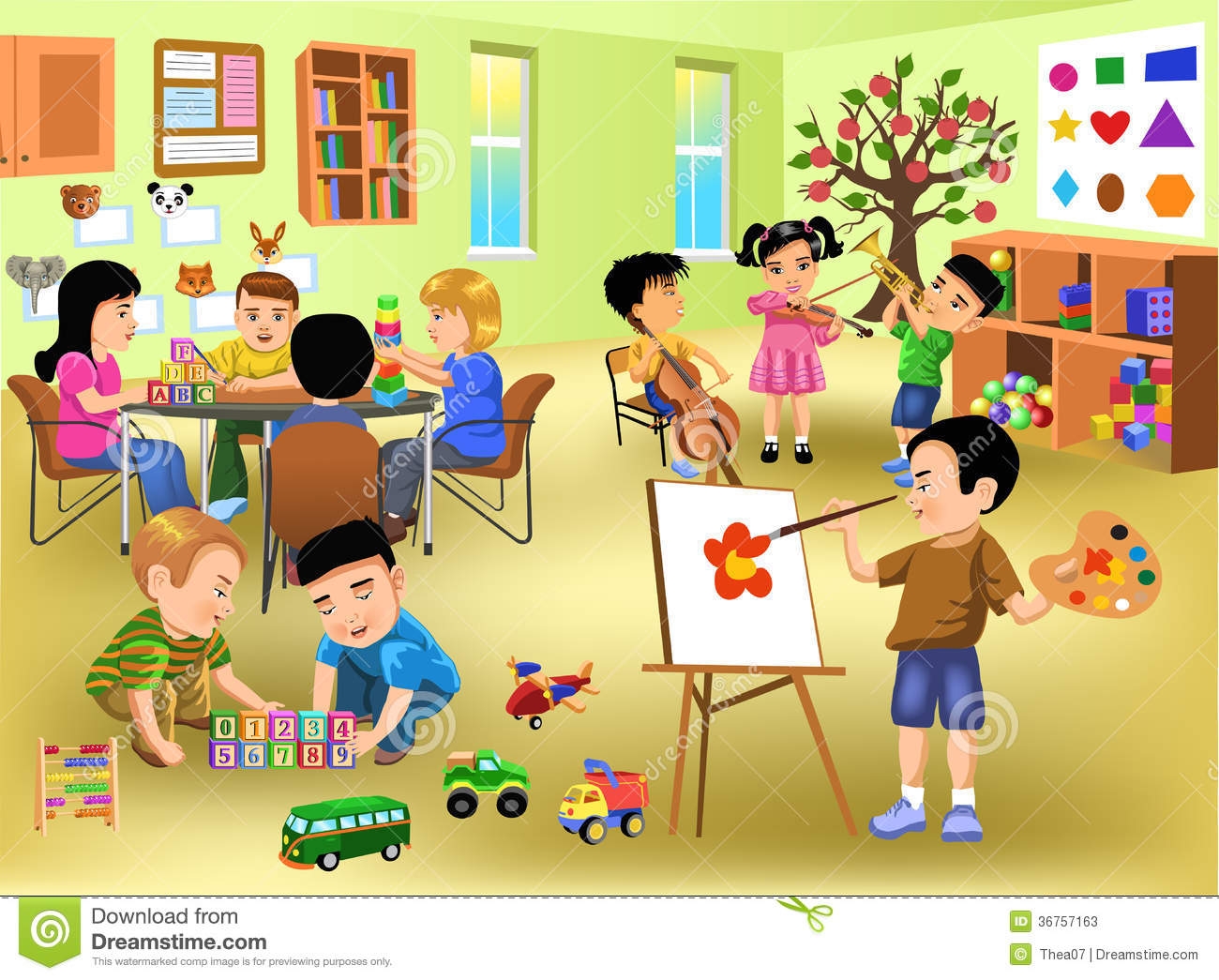 preschool clipart preschool classroom