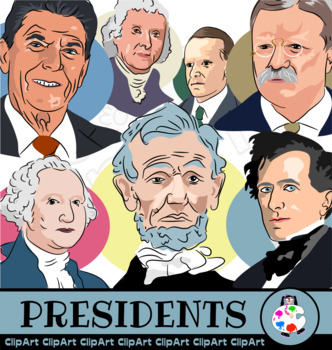 President clipart american president. Presidents clip art portraits