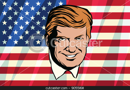 Donald trump of the. President clipart right state