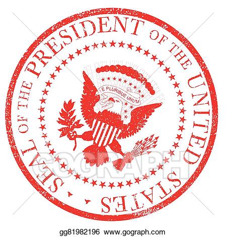 president clipart stamp