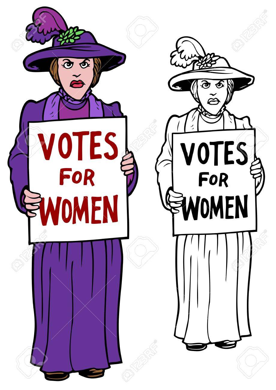 president clipart suffrage