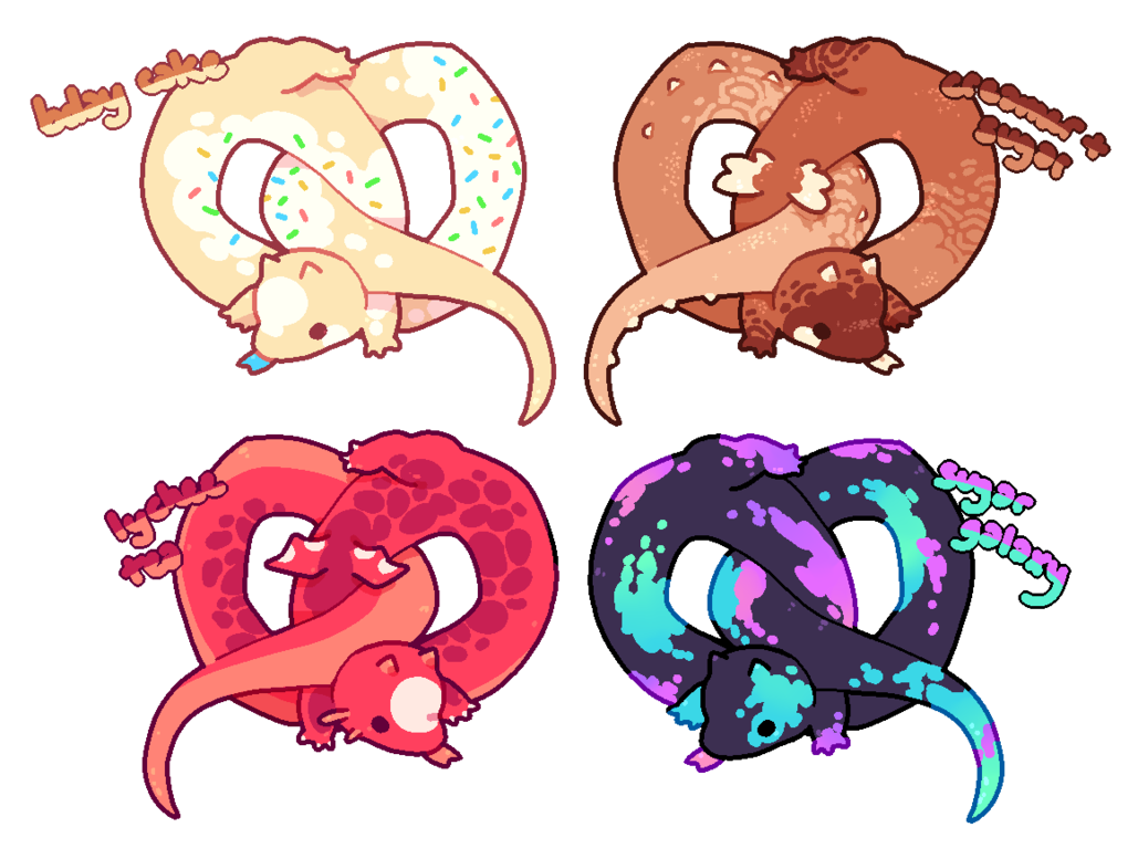 pretzel clipart heart