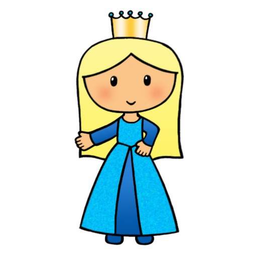 princess clipart cartoon