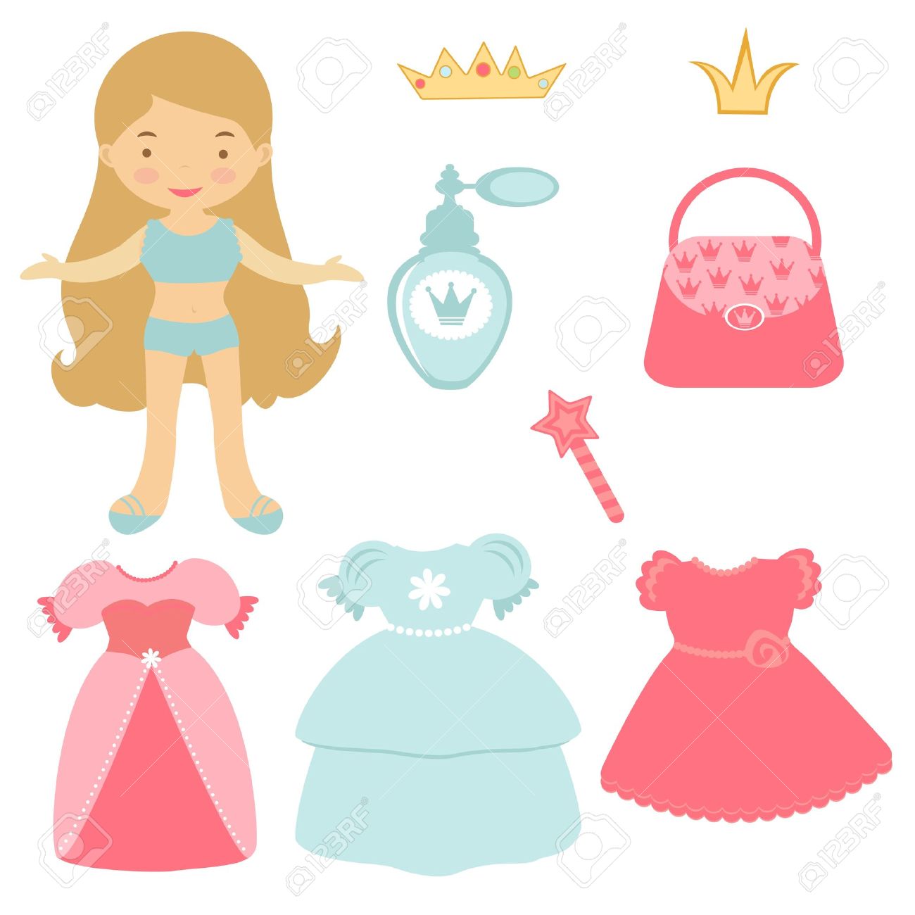 Dress free download best. Princess clipart clothes