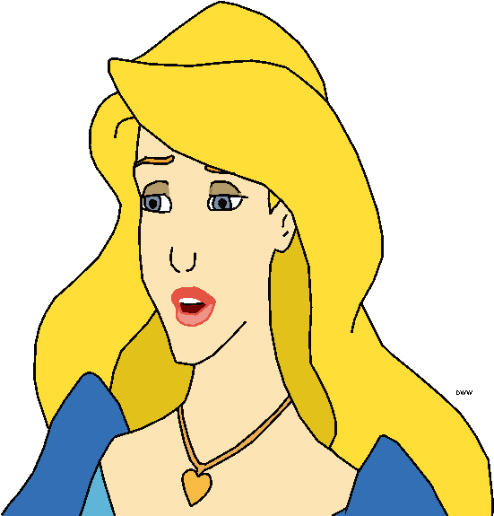 Princess clipart coloring. Odette swan pages colorings