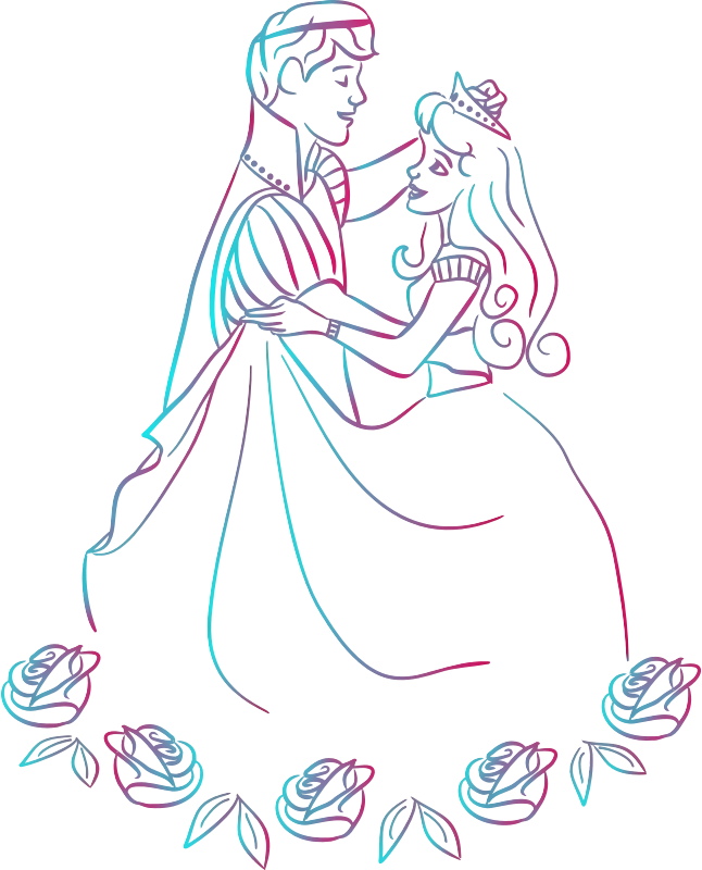 princess clipart dance