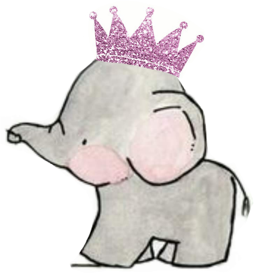 princess clipart elephant