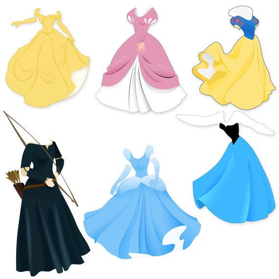 princess clipart princess dress