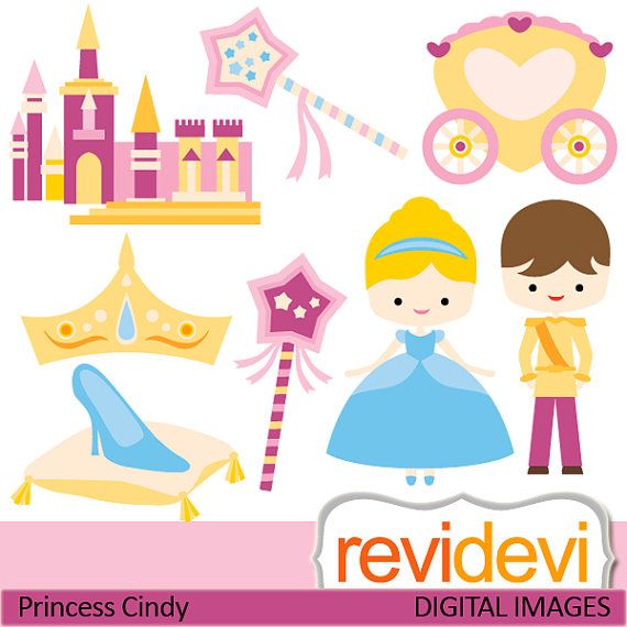 Digital cindy commercial use. Princess clipart princess theme