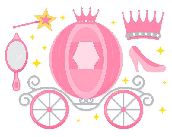 Princess clipart princess theme. Fairytale by clipartkiwi 