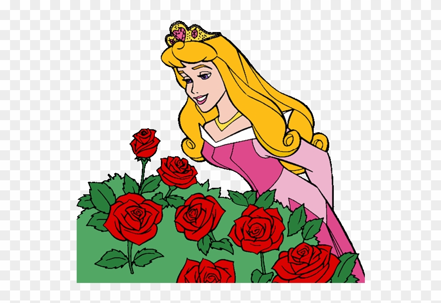 princess clipart rose