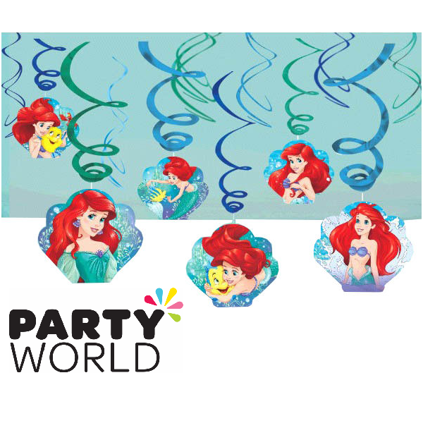 Disney ariel hanging decoration. Princess clipart swirl