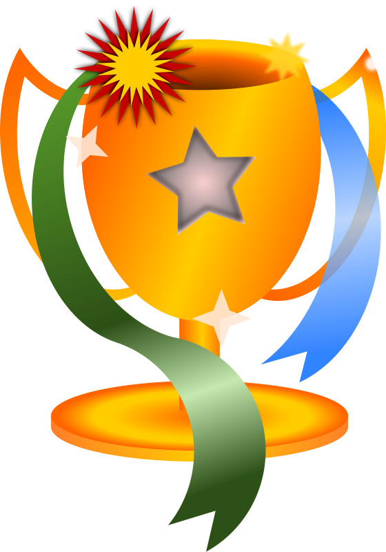 Prize clipart award. Football first the amateur
