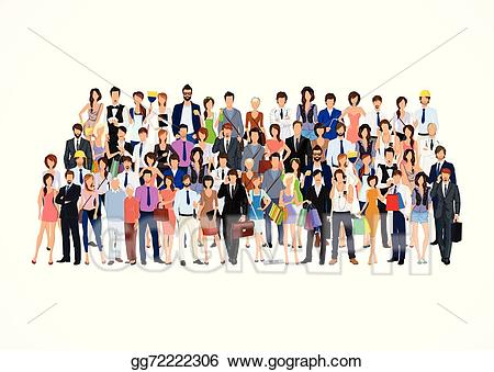 professional clipart large group