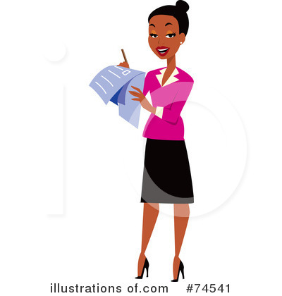 Woman station . Professional clipart professional lady