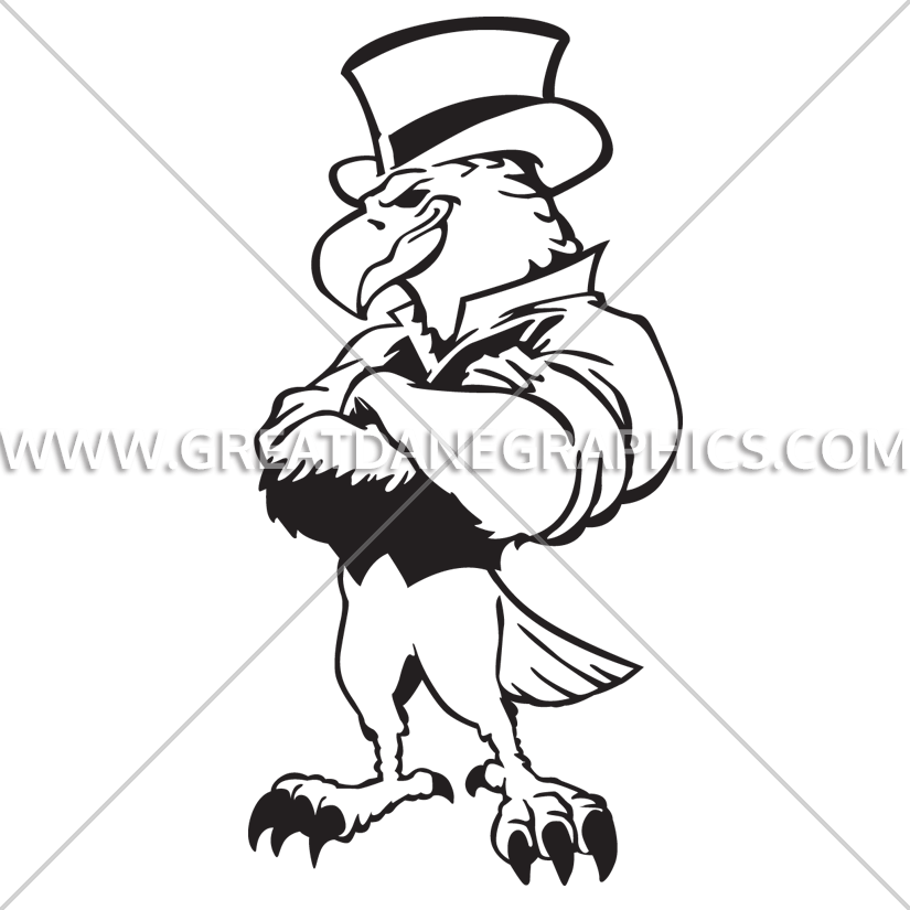 Proud sam eagle production. Uncle clipart drawing