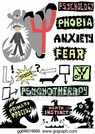 Psychology clipart doodle. Stock illustration concept clip
