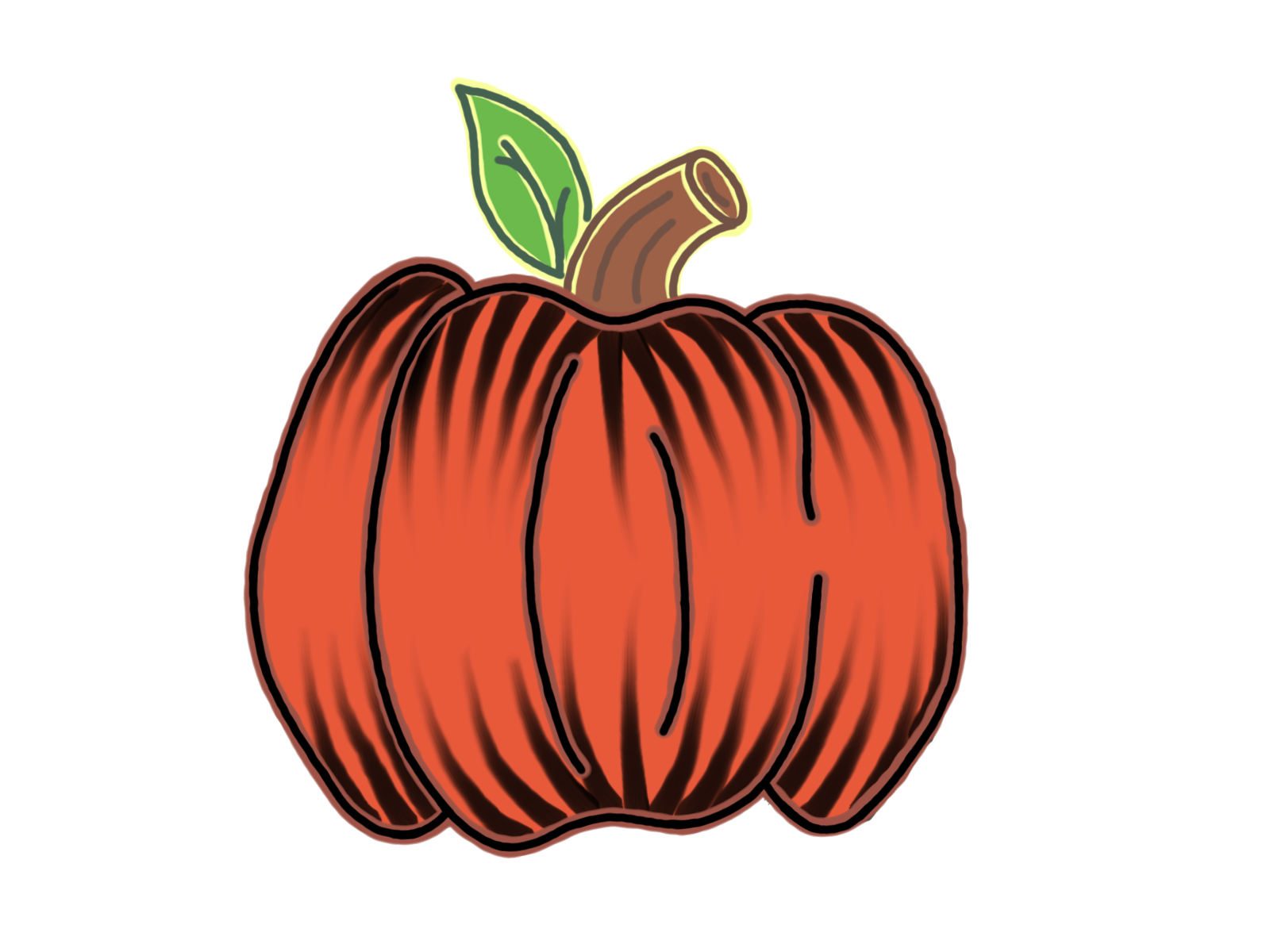 pumpkin clipart apple