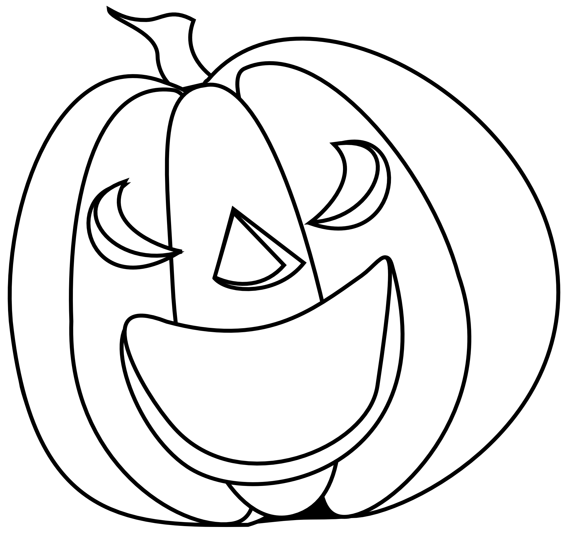 Pumpkin clipart border. Black and white clip
