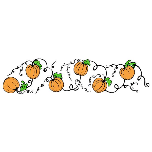 Pumpkin clipart border. Free borders cliparts download