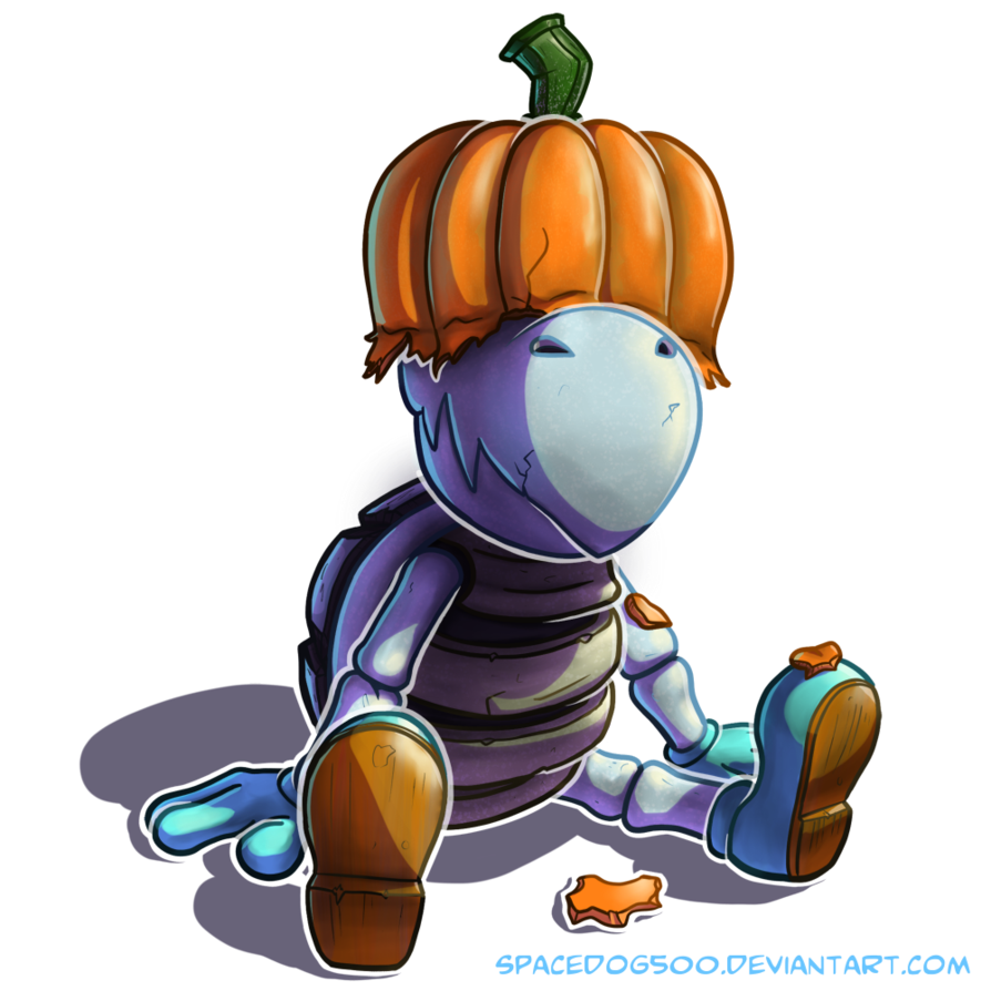 Pumpkin clipart character. Dry bones hat by