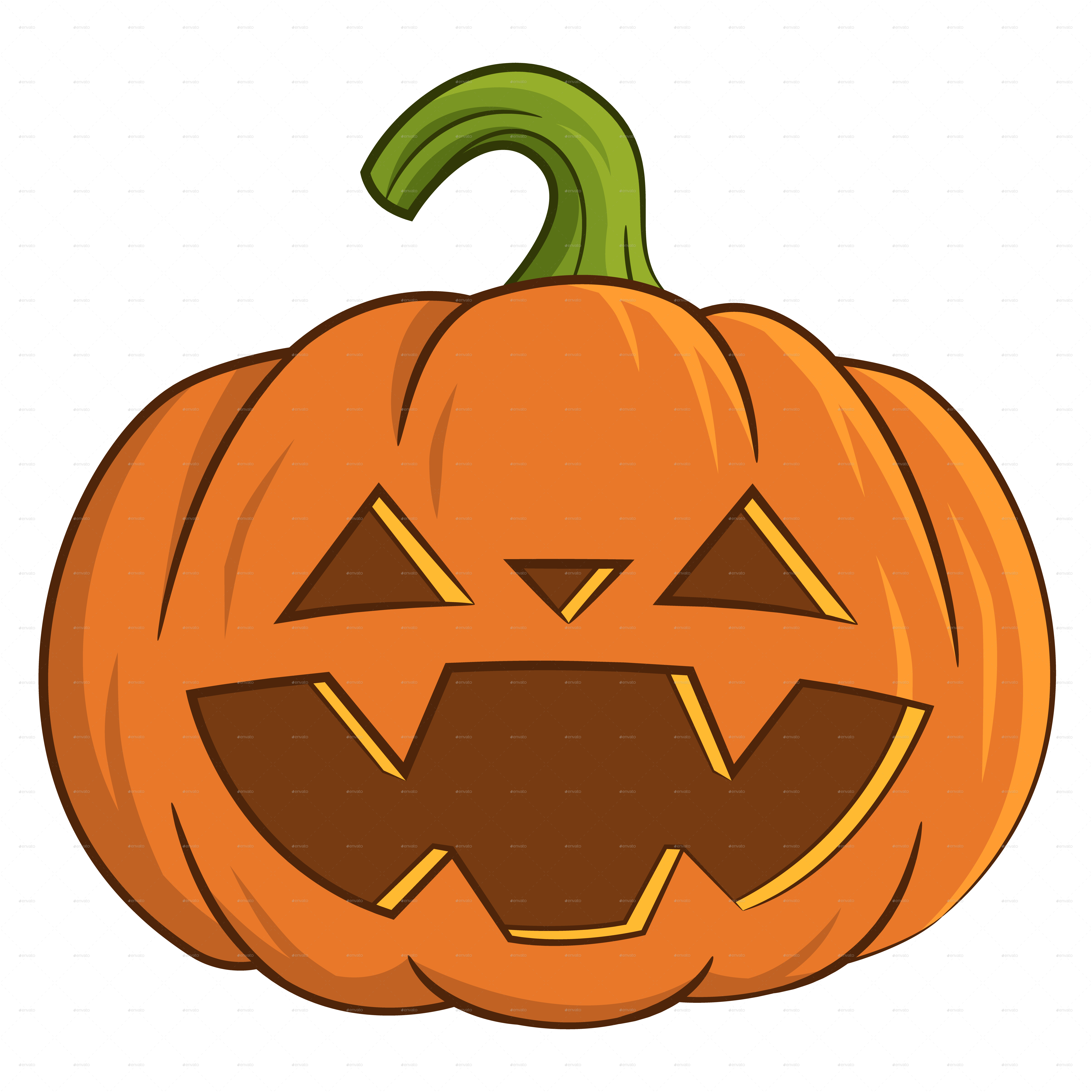 Pumpkin clipart fancy. Funny jack by gatts