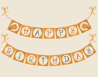 pumpkin clipart happy birthday