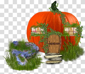 pumpkin clipart house