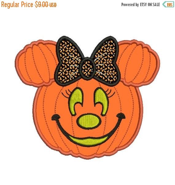 Pumpkin clipart minnie mouse. Applique jack o lantern