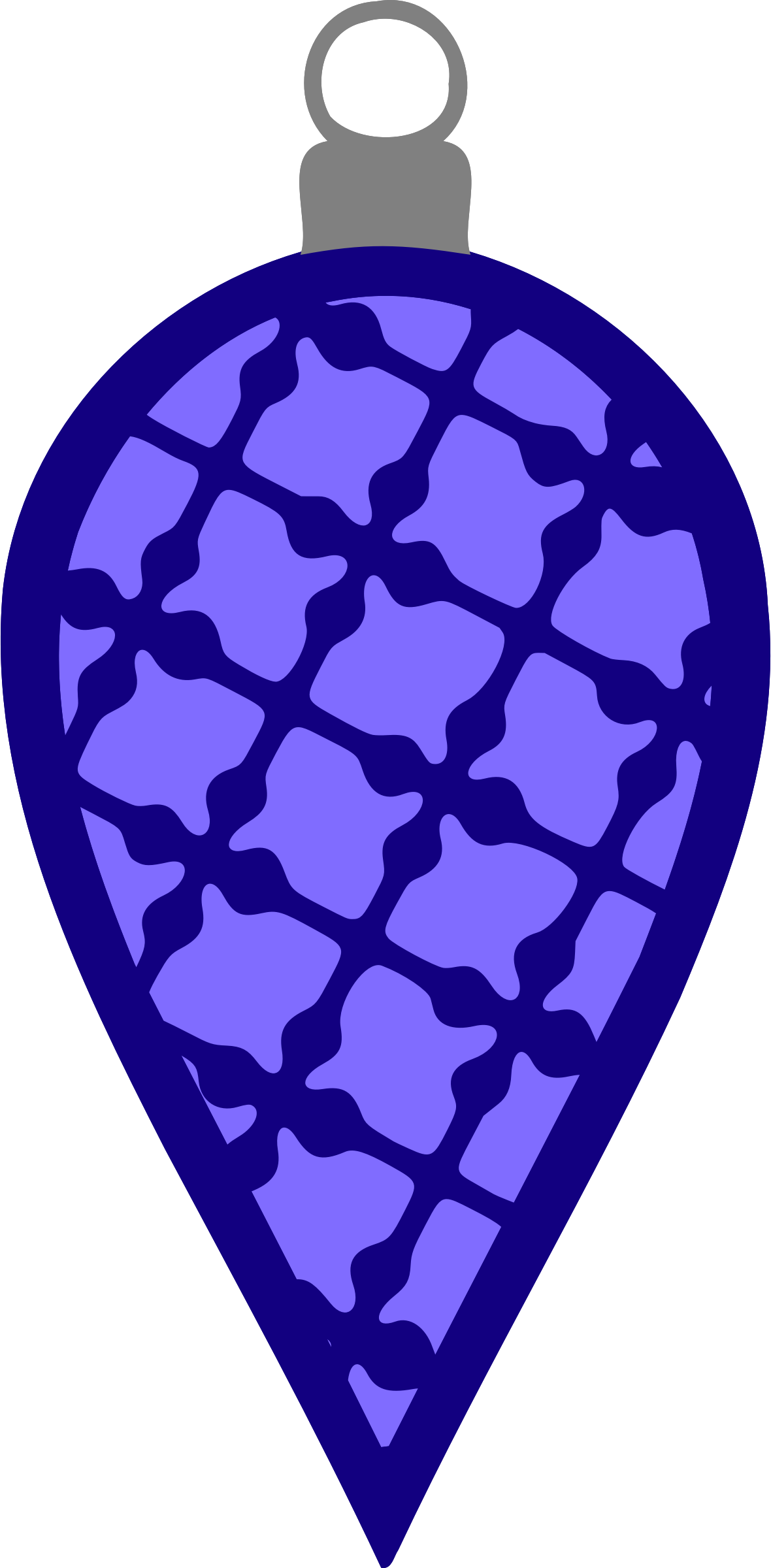 purple clipart bauble