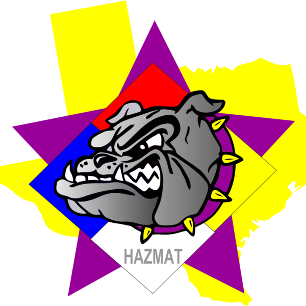 purple clipart bulldog