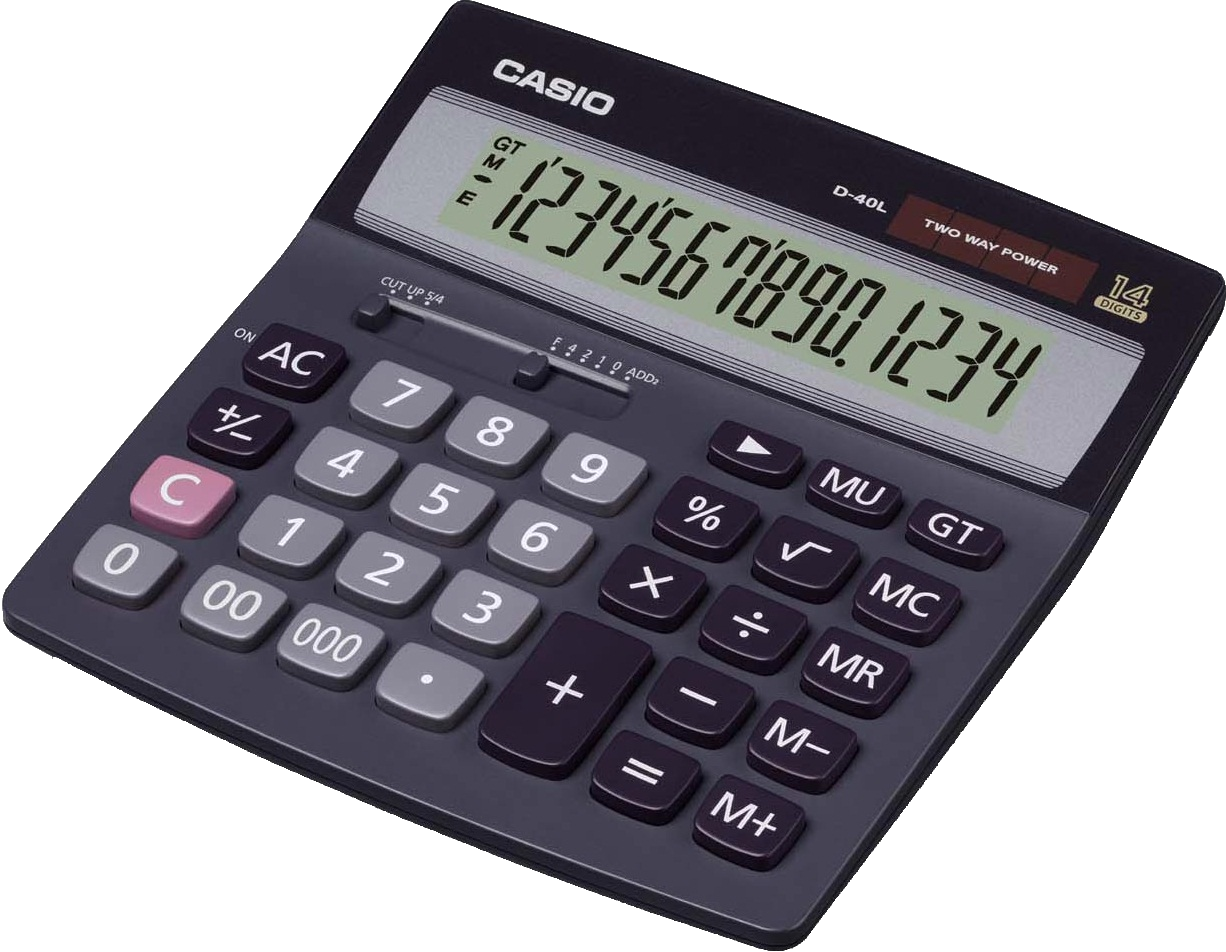 purple clipart calculator