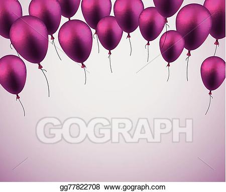 purple clipart celebration