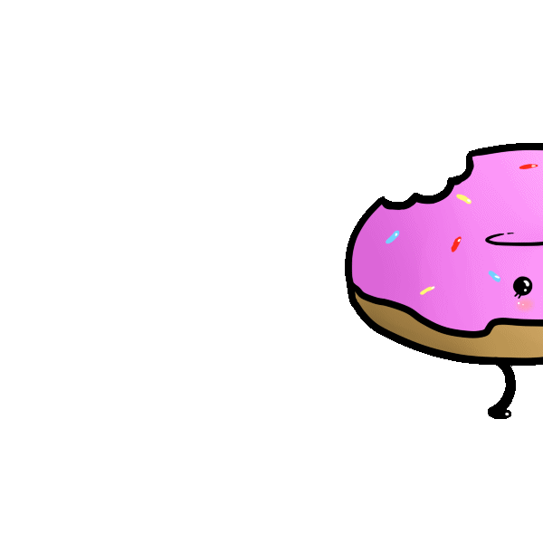 purple clipart donut