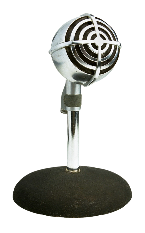 purple clipart microphone