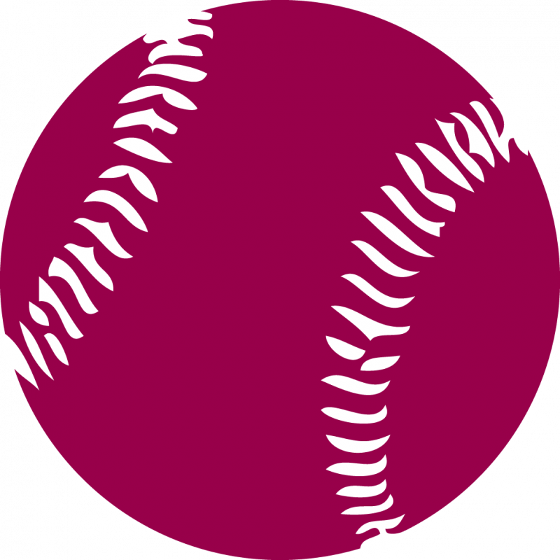 Purple softball
