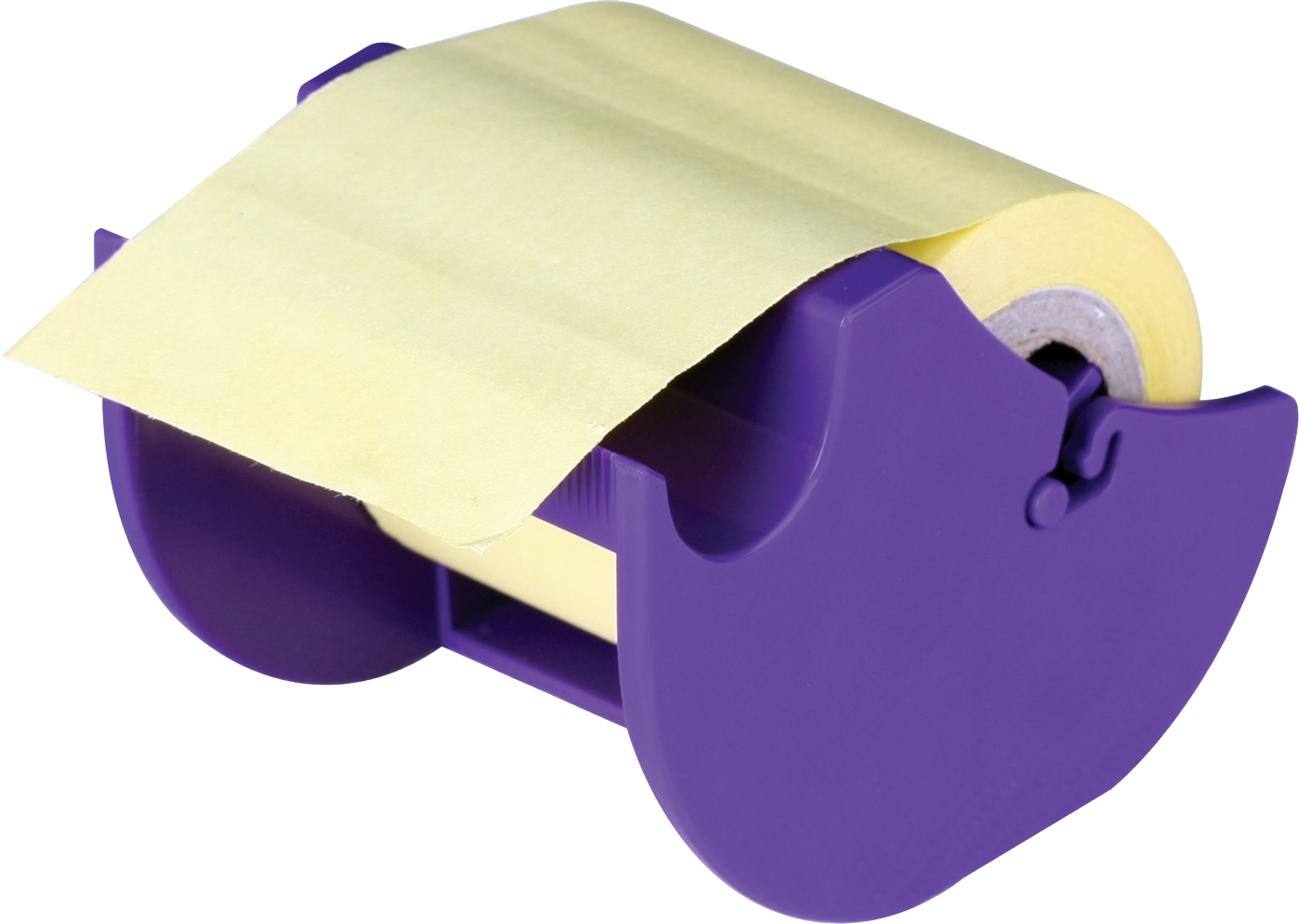 Office tape dispenser t. Purple clipart sticky note