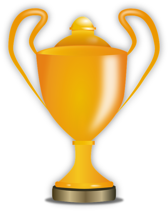 purple clipart trophy