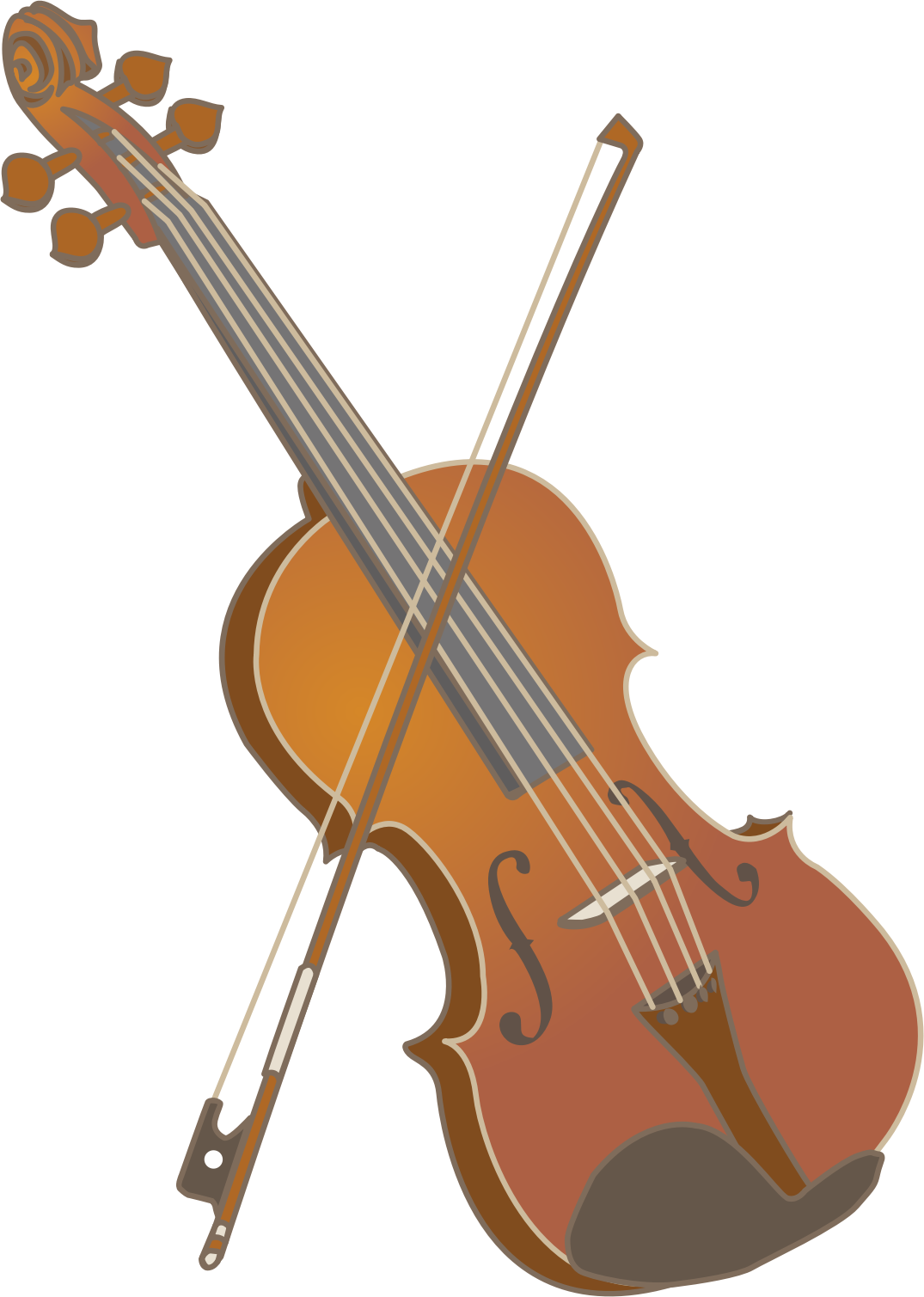 purple clipart violin