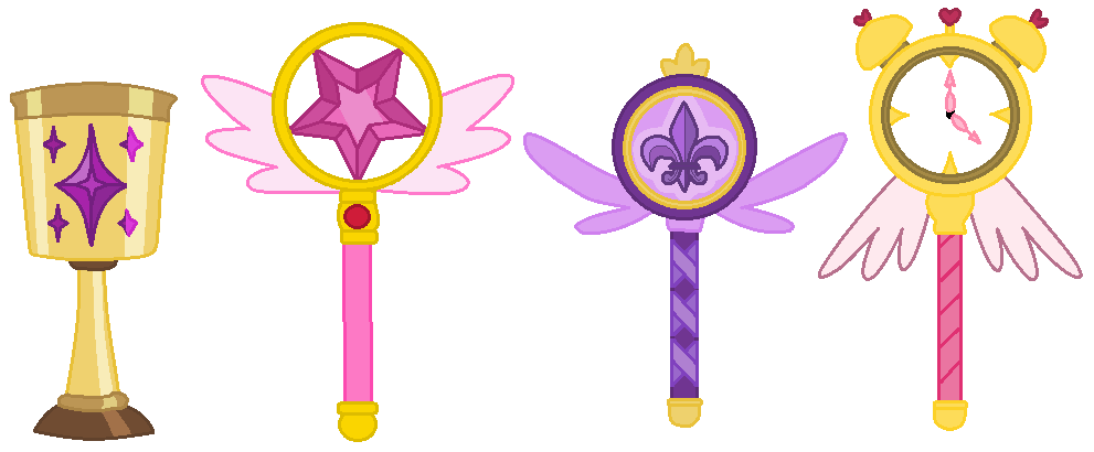purple clipart wand