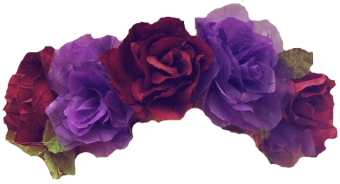 Purple flower crown png, Purple flower crown png Transparent FREE for